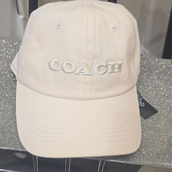 Coach Logo‎ Baseball Cap- Cream main image 4